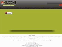 Tablet Screenshot of nacont.com.br